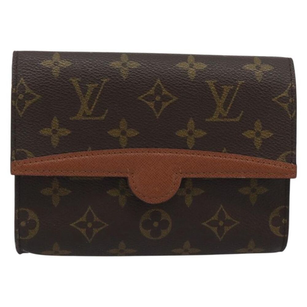 Louis Vuitton Pochette Arche Waist Monogram Canvas Brown Canvas Handbag